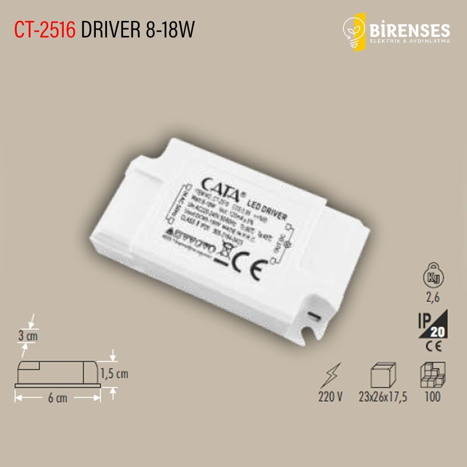 CATA CT-2516 Driver - 8W~18W