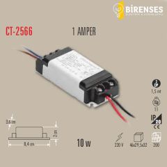 CATA CT-2566 1 Amper Şerit Led Trafosu (10W)