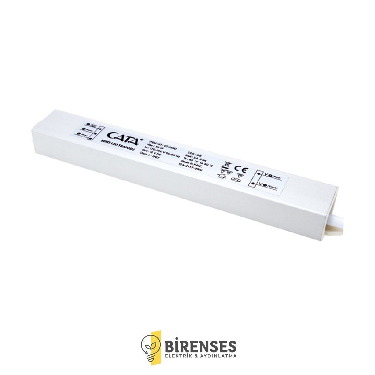 CATA CT-2590 3 Amper Şerit Led Trafosu (36W) Dış Mekan