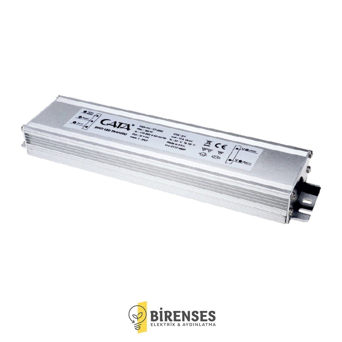 CATA CT-2593 17 Amper Şerit Led Trafosu (200W) Dış Mekan