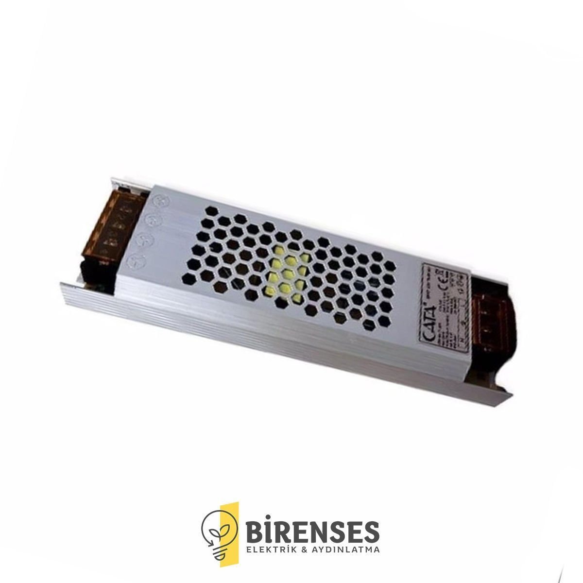CATA CT-2675 12,5 Amper Şerit Led Trafosu 120W Süper Slim Fansız