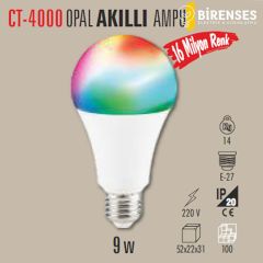 CATA CT-4000 9W Akıllı Rgb Ampul - 16 Milyon Renk