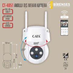 CATA CT-4051 Akıllı Dış Mekan Kamera