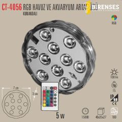 CATA CT-4056 5W Havuz Ve Akvaryum Armatürü (Rgb)