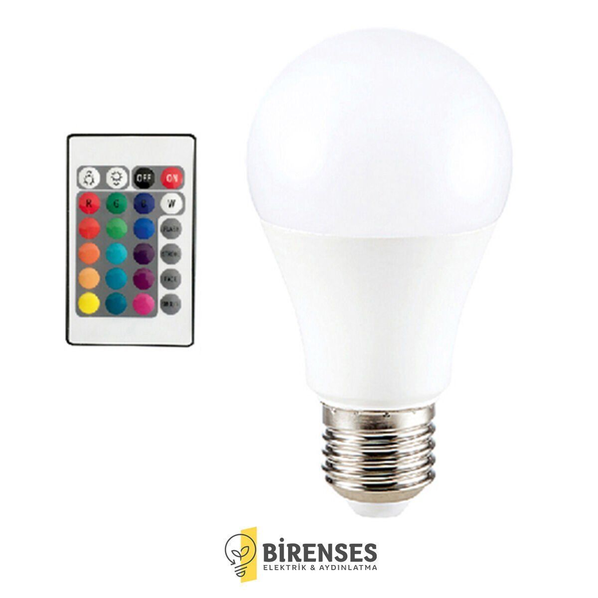 CATA CT-4058B 9W Rgb Ampul - Kumandalı - E27