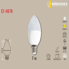 CATA CT-4079B 7W Ledli Buji Ampul - E14 Beyaz