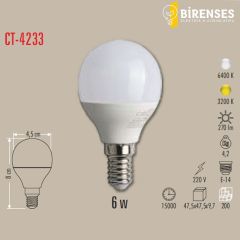 CATA CT-4233B 6W Led Ampul - E14