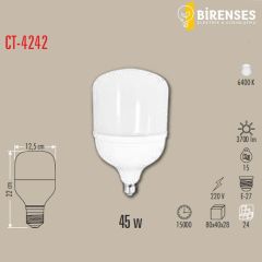 CATA CT-4242B 45W Torch Led Ampul E27 Beyaz