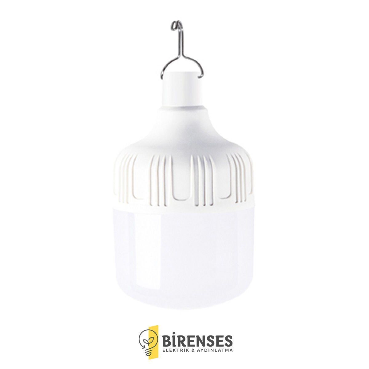 CATA CT-4279B 30W Taşınabilir Şarjlı Led Ampul Beyaz - 4 Fonksiyonlu
