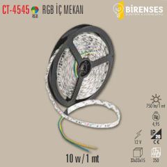 CATA CT-4545 Üç Çip Şerit Led İç Mekan RGB