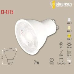 CATA CT-4215G 8W Çanak Led Ampul Gu-10 Günışığı