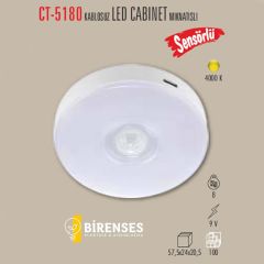 CATA CT-5180 Sarjlı Dolap İçi Aydınlatma Mıknatıslı (4000K)