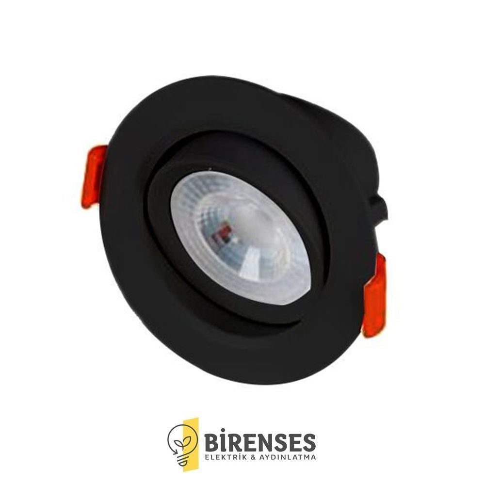 CATA CT-5200G 7W Lal Led Spot - Siyah Kasa Günışığı