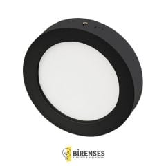 CATA CT-5235 18W Sıva Üstü  Siyah Led Panel Yuvarlak Beyaz