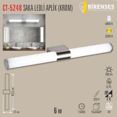 CATA CT-5248B 6W Saka Led Aplik (Beyaz)