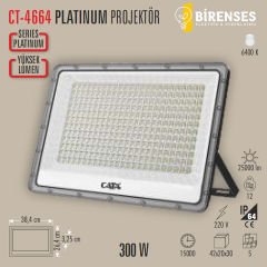 CATA CT-4664 300W Platinum Led Projektör Beyaz