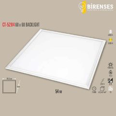 CATA CT-5284 54W 60X60 Backlight Sıva Altı Led Panel Beyaz