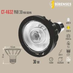 CATA CT-4632G 30W Par 30 Cob Led Ampul - E27 Günışığı