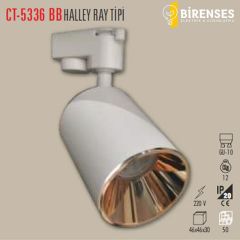 CATA CT-5336B Halley Ray Armatür (Gu 10) (Beyaz-Bakır)