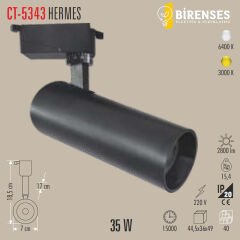 CATA CT-5343B 35W Hermes Led Ray Armatür Beyaz