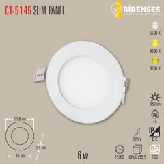CATA CT-5145G 6W Slim Panel Günışığı