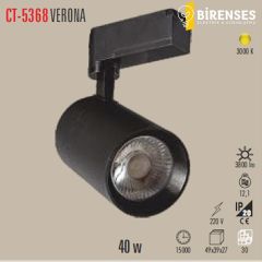 CATA CT-5368B 40W Verona Led Ray Armatür Beyaz