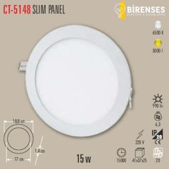CATA CT-5148G 15W Slim Panel Günışığı