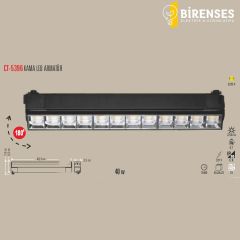 CATA CT-5396 40W Kama Led Ray Tipi Armatür