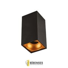 CATA CT-5417 Athena Sıva Üstü  Armatür (Gu-10) Siyah-Bakır