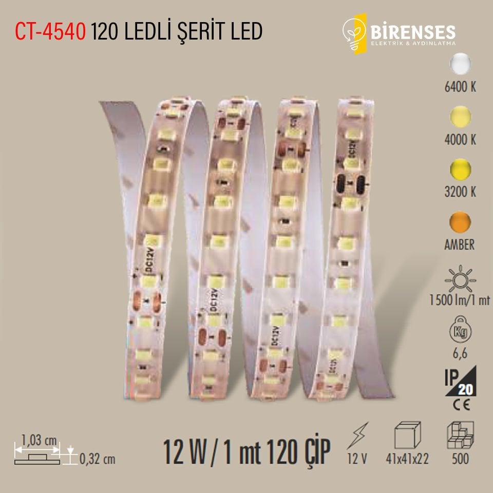 CATA CT-4540A 120 Ledli İç Mekan Amber