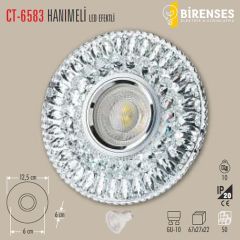 CATA CT-6583 Hanımeli Dekoratif Cam Spot