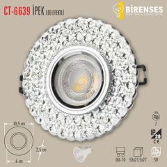 CATA CT-6639 İpek Dekoratif Cam Spot