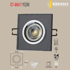 CATA CT-6647 Yeşim Dekoratif Cam Spot