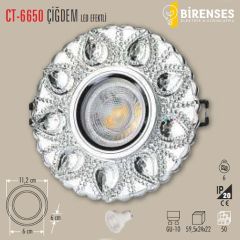 CATA CT-6650 Çiğdem Dekoratif Cam Spot