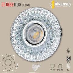 CATA CT-6653 Müge Dekoratif Cam Spot