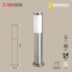 CATA CT-7009 Venedik Bahçe Armatürü (50 Cm) (E27)