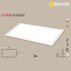CATA CT-5266G 30W 30X60 Led Panel Backlight Günışığı