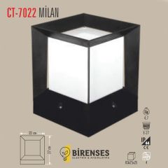 CATA CT-7022 Milan Set Üstü  Bahçe Armatürü (E27)