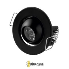 CATA CT-5268Sb 1,5W UFO Yıldız Led Spot Siyah Kasa Beyaz