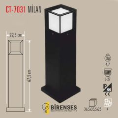 CATA CT-7031 Milan  Bahçe Armatürü (70 Cm )(E27)