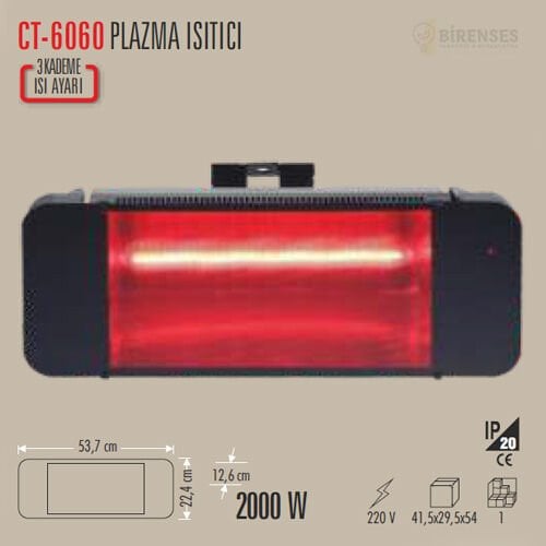 CATA CT-6060 Plazma Isıtıcı 2000w
