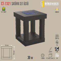 CATA CT-7321 Satürn Solar Bahçe Armatürü