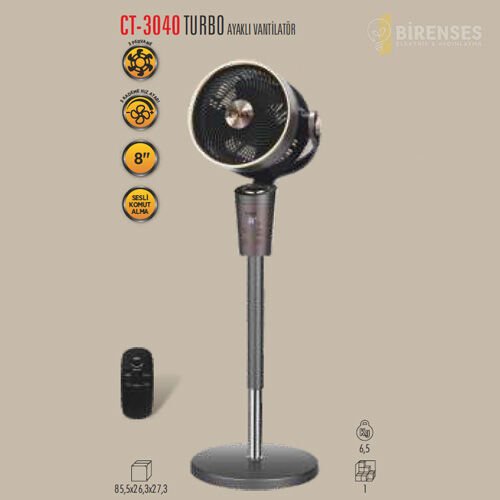 CATA CT-3040 Turbo Ayaklı Vantilatör Kumandalı