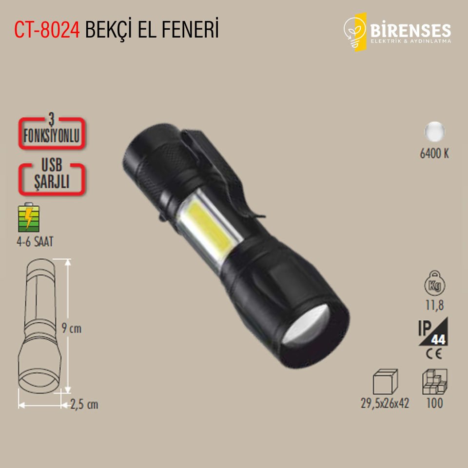 CATA CT-8024 Bekçi El Feneri