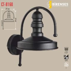 CATA CT-8160 Dekoratif Aplik (Siyah+29 Cm)