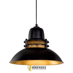 CATA CT-8248 Dekoratif Sarkıt Armatür (Siyah+Sarı+34Cm)