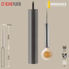 CATA CT-8340 Platin Dekoratif Sarkıt Armatür