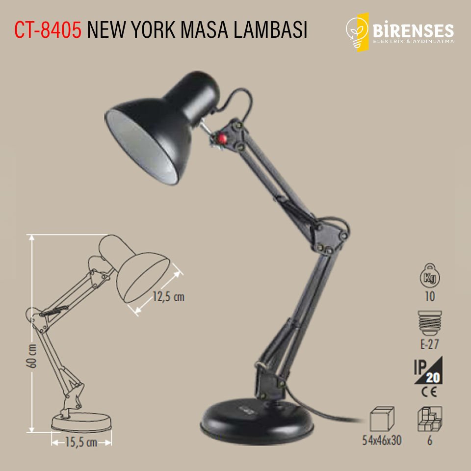 CATA CT-8405 New York Masa Lambası
