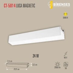 CATA CT-5814 24W Luca Magnetic Spot Günışığı