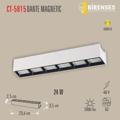 CATA CT-5815 24W Dante Magnetic Spot Günışığı